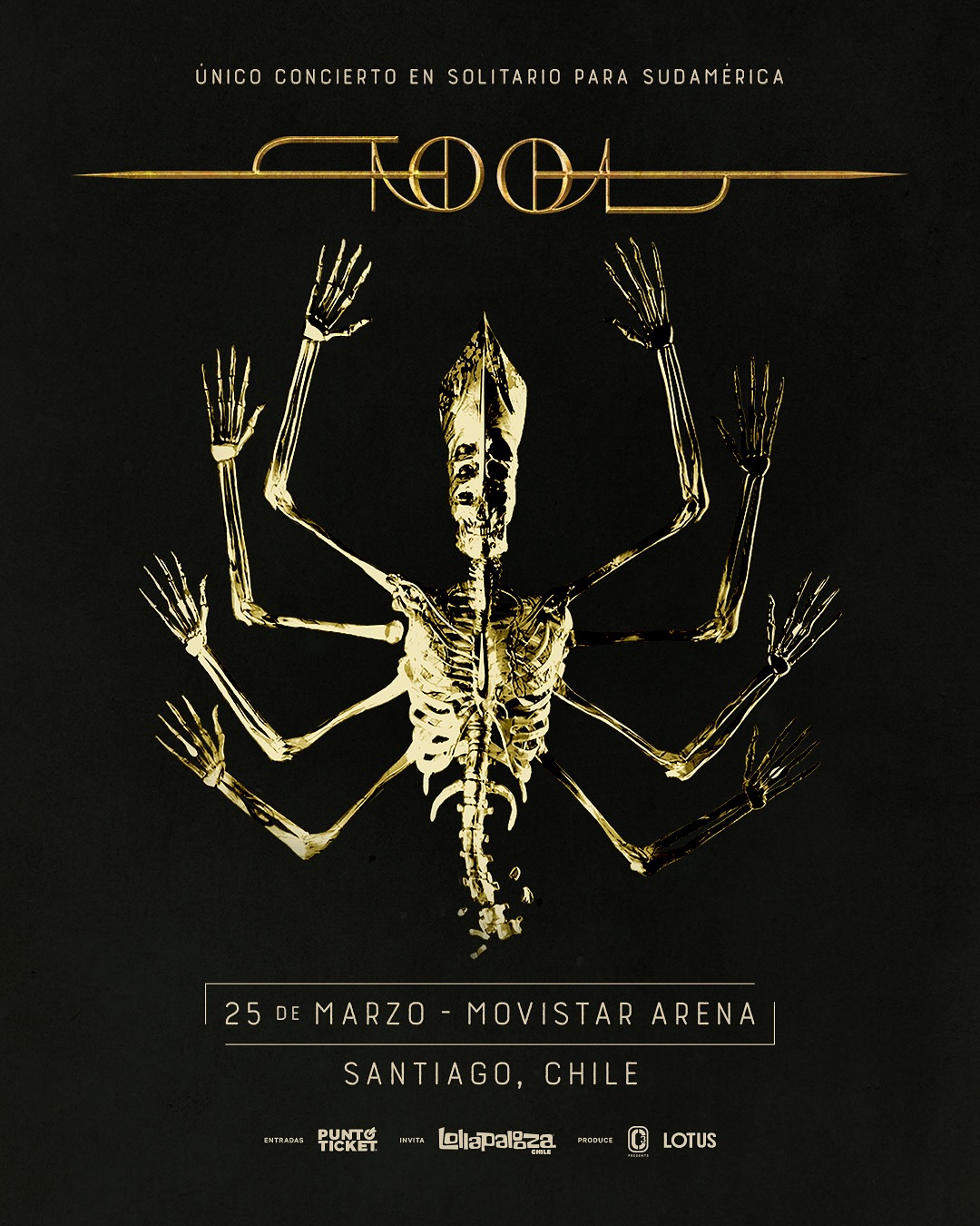 Imperdible: Tool ofrecerá show en solitario en Chile